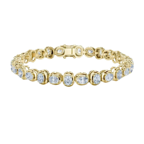Aura Cushion-Cut Diamond Tennis Bracelet (7.0 ct.tw.)