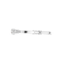 White gold diamond bangle with 7 round graduated stones.