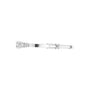 White gold diamond bangle with 7 round graduated stones.