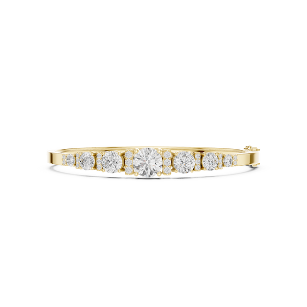Aura Graduated Seven-Stone Diamond Bangle (5.15 ct.tw.)