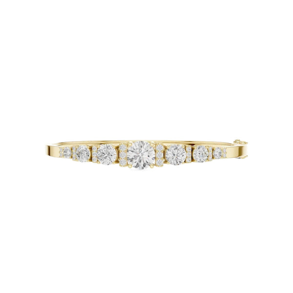 Aura Graduated Seven-Stone Diamond Bangle (5.15 ct.tw.)