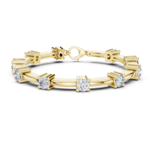 Aero Solitaire Diamond Chain Bracelet (5.60 ct.tw.)