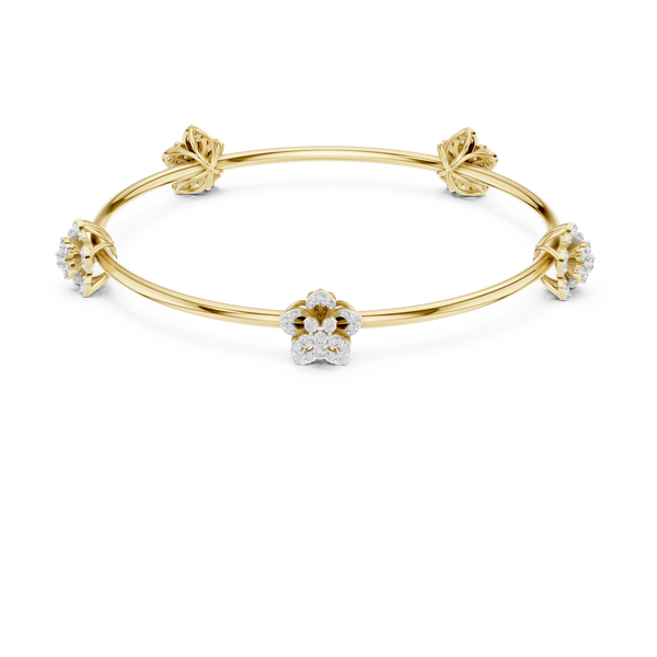 Blossoming Brilliance Diamond Flora Bangle (1.05 ct.tw.)