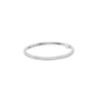 Platinum princess diamond line bracelet with repeating square-princess stone setting