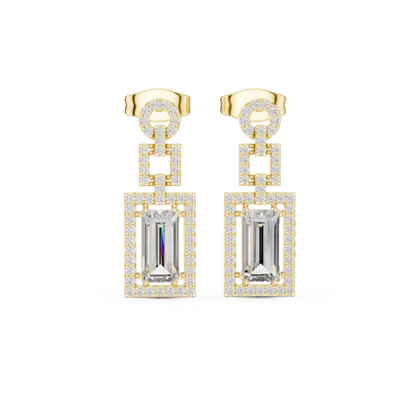 Baguette-Cut Drop Diamond Earrings (2.0 ct.tw.)