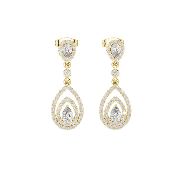 Dual Pear-Cut Diamond Drops (1.25 ct.tw.)