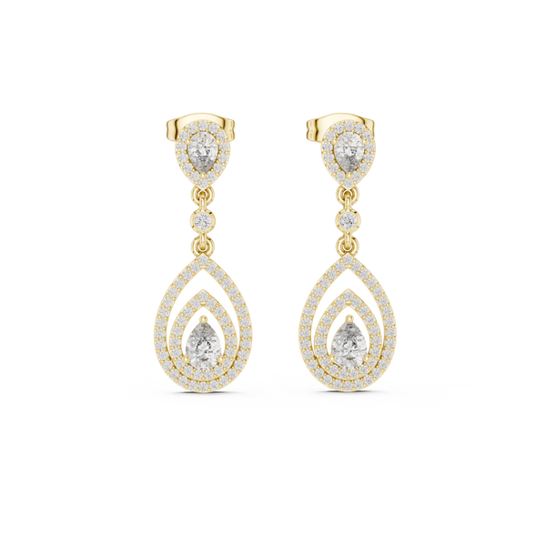 Dual Pear-Cut Diamond Drops (1.25 ct.tw.)