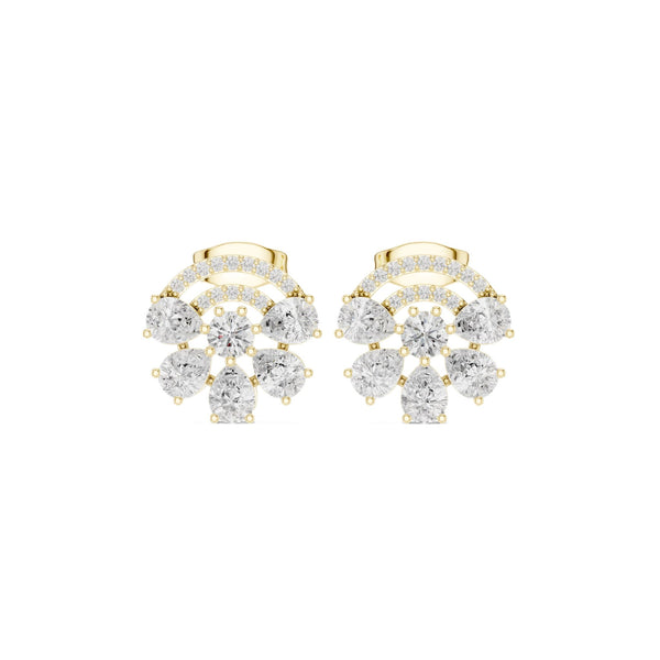 Floral Cluster Diamond Studs (1.66 ct.tw.)