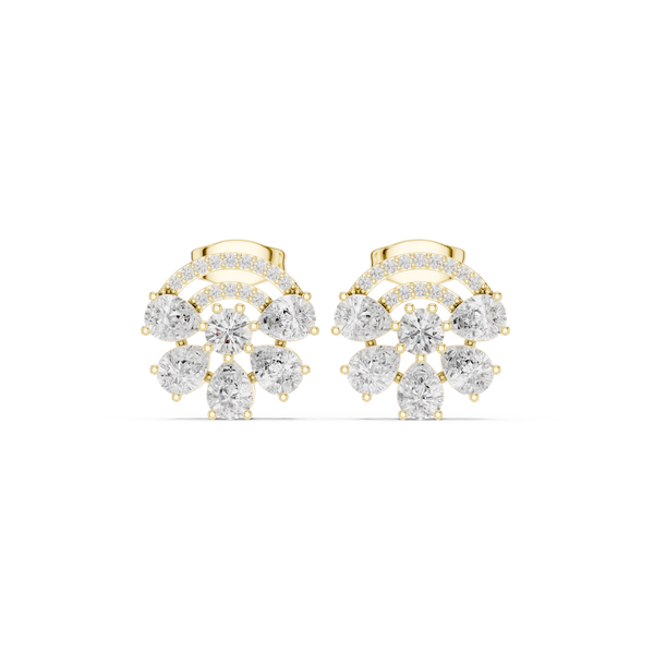 Floral Cluster Diamond Studs (1.66 ct.tw.)