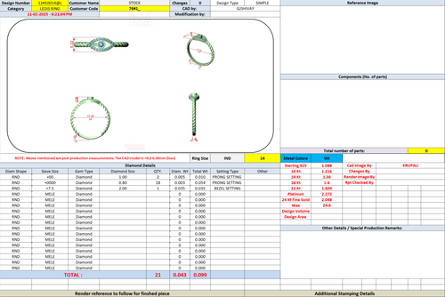 Evil eye rope band diamond ring shown in design layout with ring views