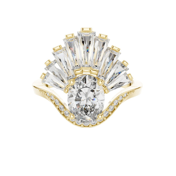 Diamond Radiance Fan Ring (3.15 ct.tw.)