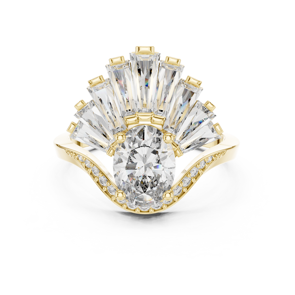 Diamond Radiance Fan Ring (3.15 ct.tw.)