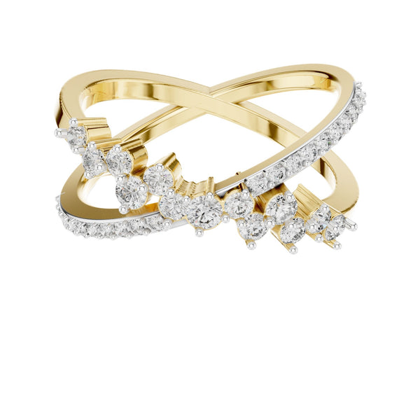 Diamond Crossfire Ring (0.50 ct.tw.)