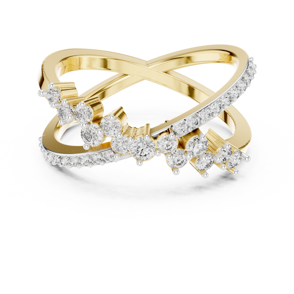 Diamond Crossfire Ring (0.50 ct.tw.)