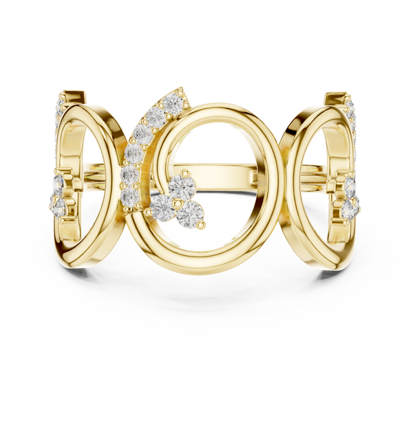 Diamond Orbit Bloom Ring (0.28 ct.tw.)