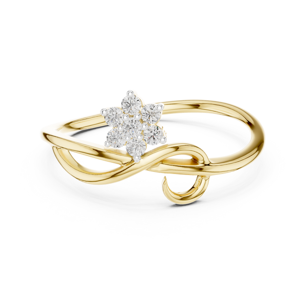 Diamond Infinity Bloom Ring (0.11 ct.tw.)