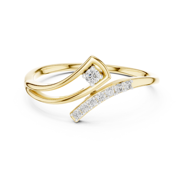 Diamond Whisper Wave Ring (0.09 ct.tw.)