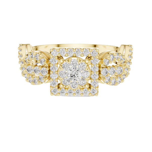 Diamond Infinity Halo Ring (0.75 ct.tw.)