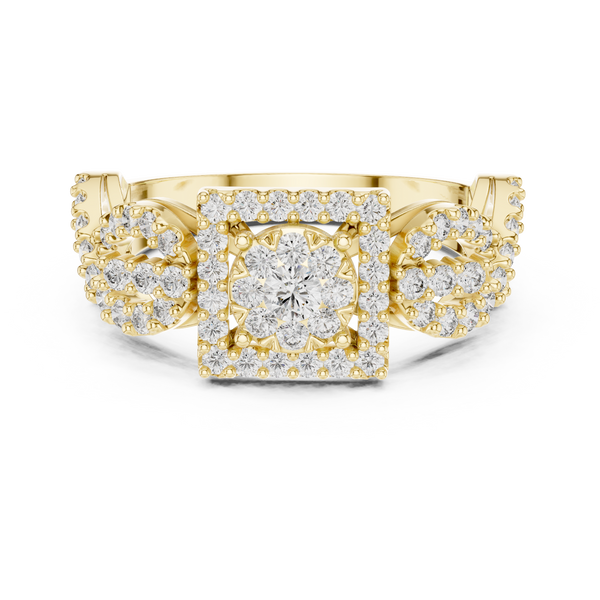 Diamond Infinity Halo Ring (0.75 ct.tw.)