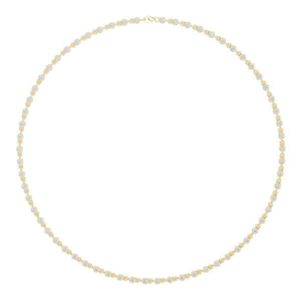 Enchanted Round Cut Diamond Necklace (4.20 ct.tw.)