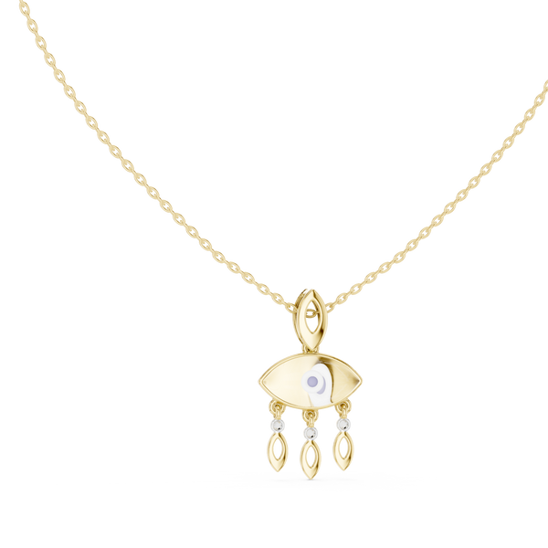 Evil Eye Round Diamond Pendant (0.03 ct. tw.)