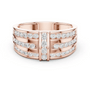 Radiant Channel Diamond Band (0.75 ct.tw.) Round 10K Yellow Gold 10K White Gold 10K Rose Gold 14K...