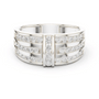 Radiant Channel Diamond Band (0.75 ct.tw.) Round 10K Yellow Gold 10K White Gold 10K Rose Gold 14K...