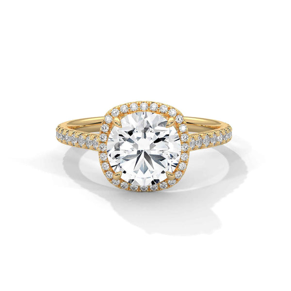 Cushion Halo Diamond Ring (2.40 ct.tw.)