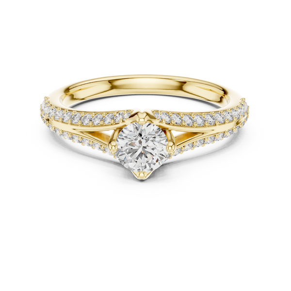Split Shank Diamond Ring (0.85 ct.tw.)