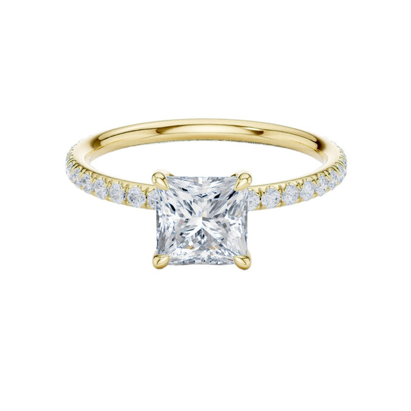 Princess Cut Accent Solitaire Diamond Ring (1.47 ct.tw.)
