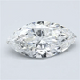 Marquise-cut diamond gemstone with bright, faceted surface