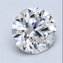 Round brilliant diamond close-up with faceted sparkle